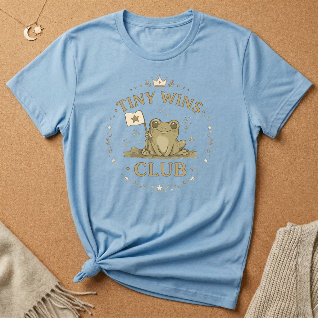 Tiny Wins Cute Frog Tee