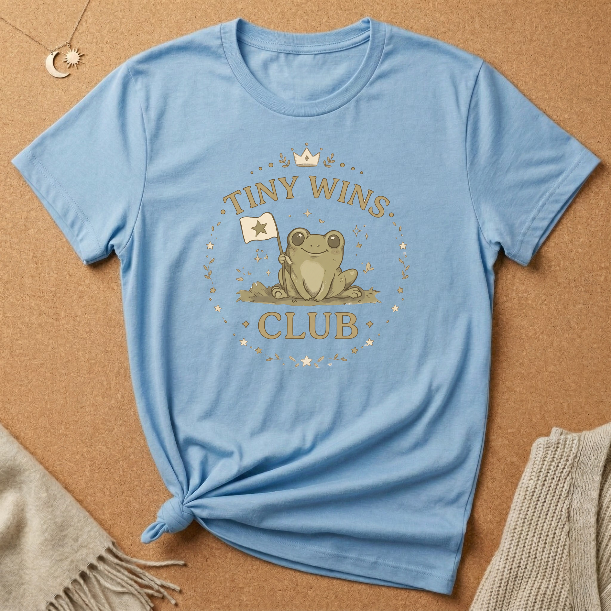 Tiny Wins Cute Frog Tee