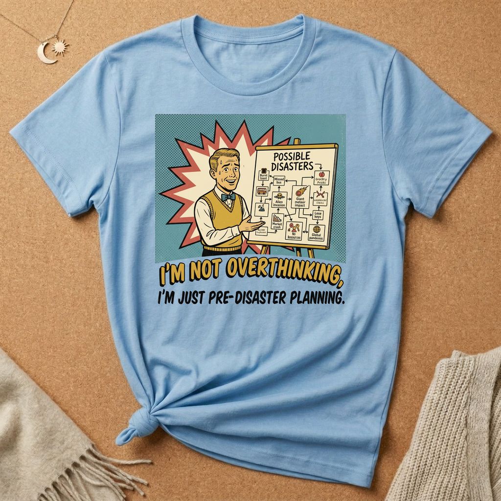 I'm Not Overthinking, I'm Just Pre-Disaster Planning Tee