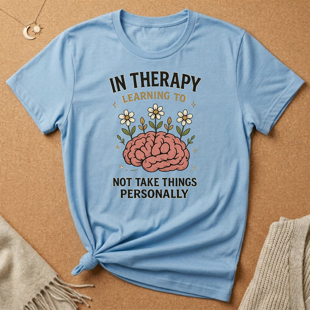 In Therapy Learning to Not Take Things Personally Tee