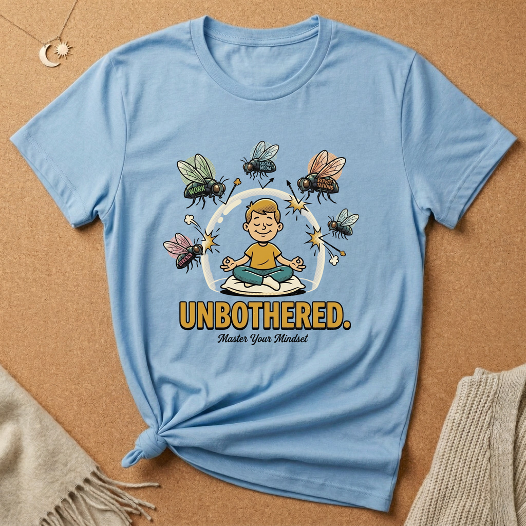 Unbothered Boy with Annoying Flies Tee