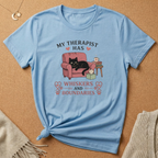 My Therapist Cat with Hearts Tee