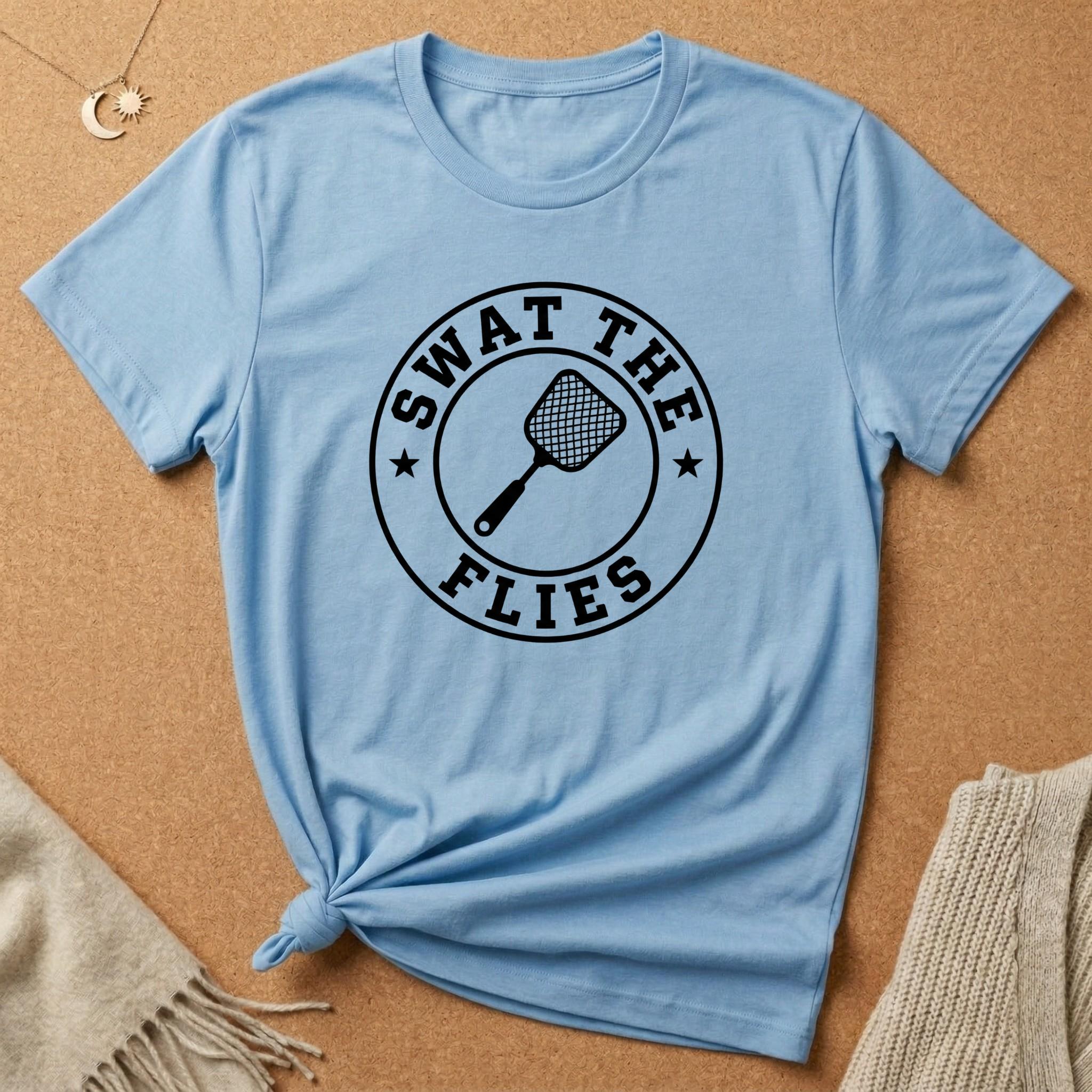 Swat the Flies Badge Tee