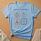 Survival Gear Grid (for the emotionally intelligent) Tee