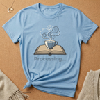 Processing Cozy Coffee and Book Tee