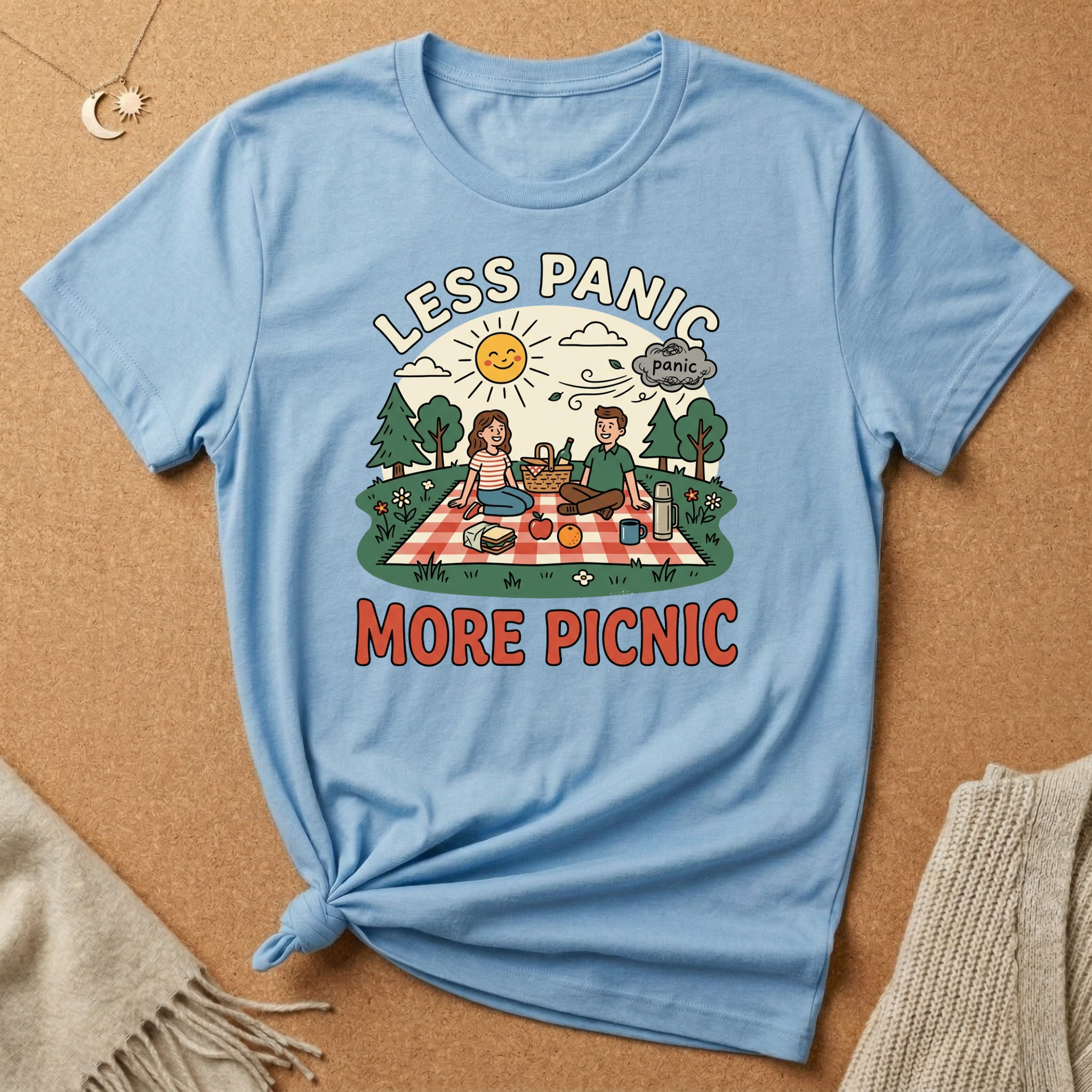 Less Panic, More Picnic Tee