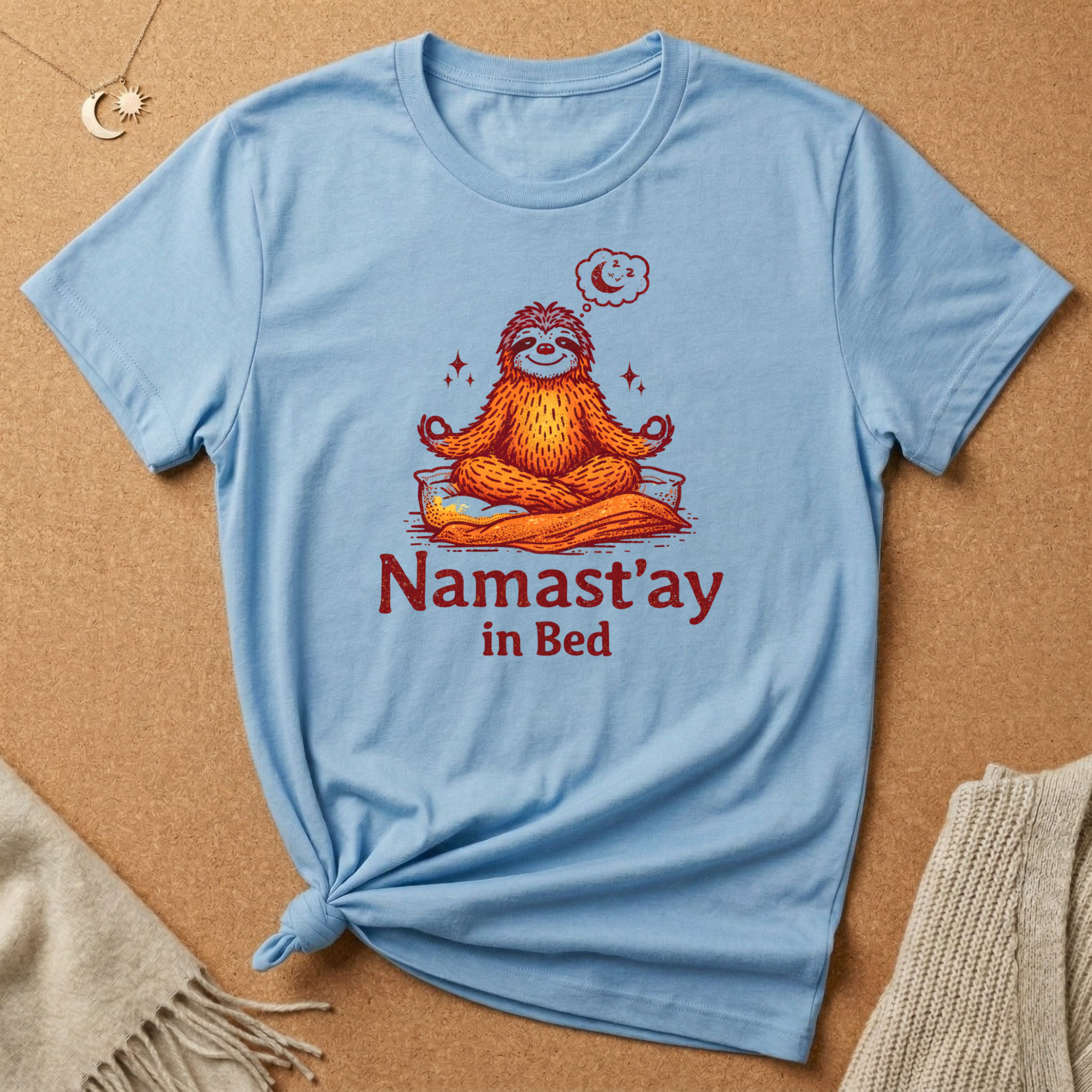 Namast'ay In Bed Sloth Tee
