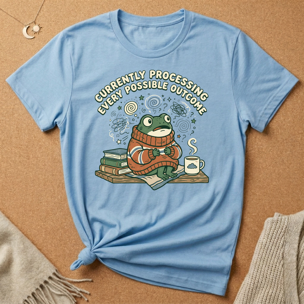Currently Processing Every Possible Outcome Frog Tee