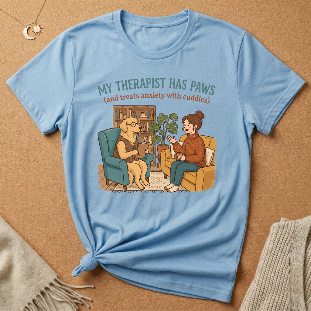 My Therapist Has Paws Tee