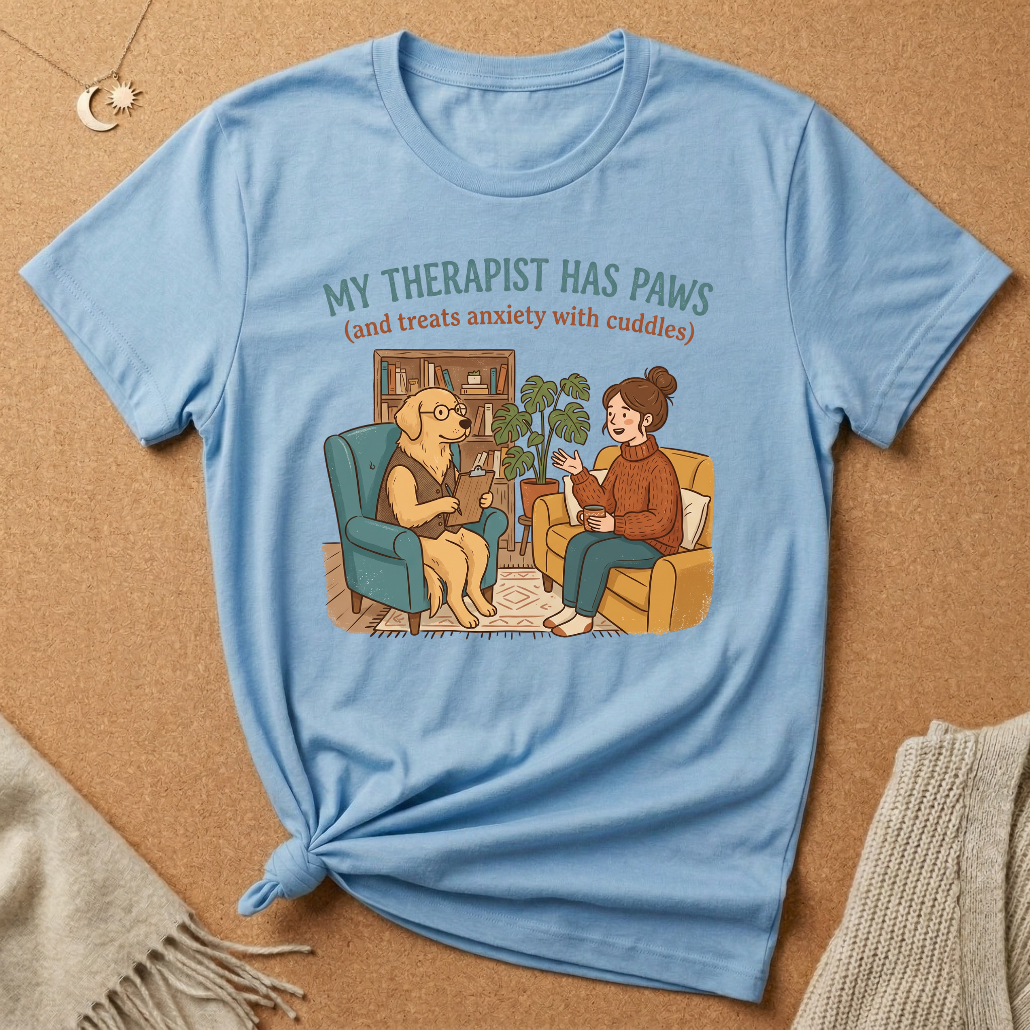My Therapist Has Paws Tee