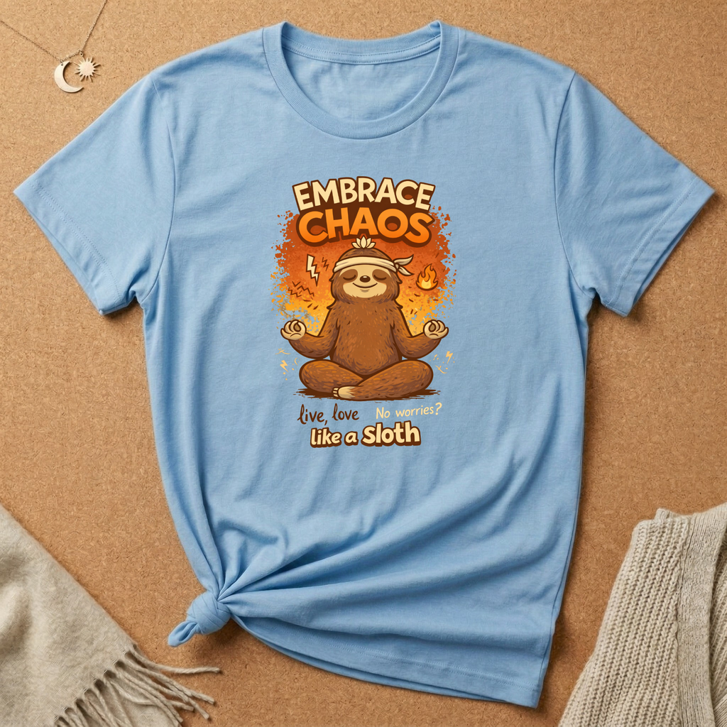 Embrace Chaos Sloth Tee
