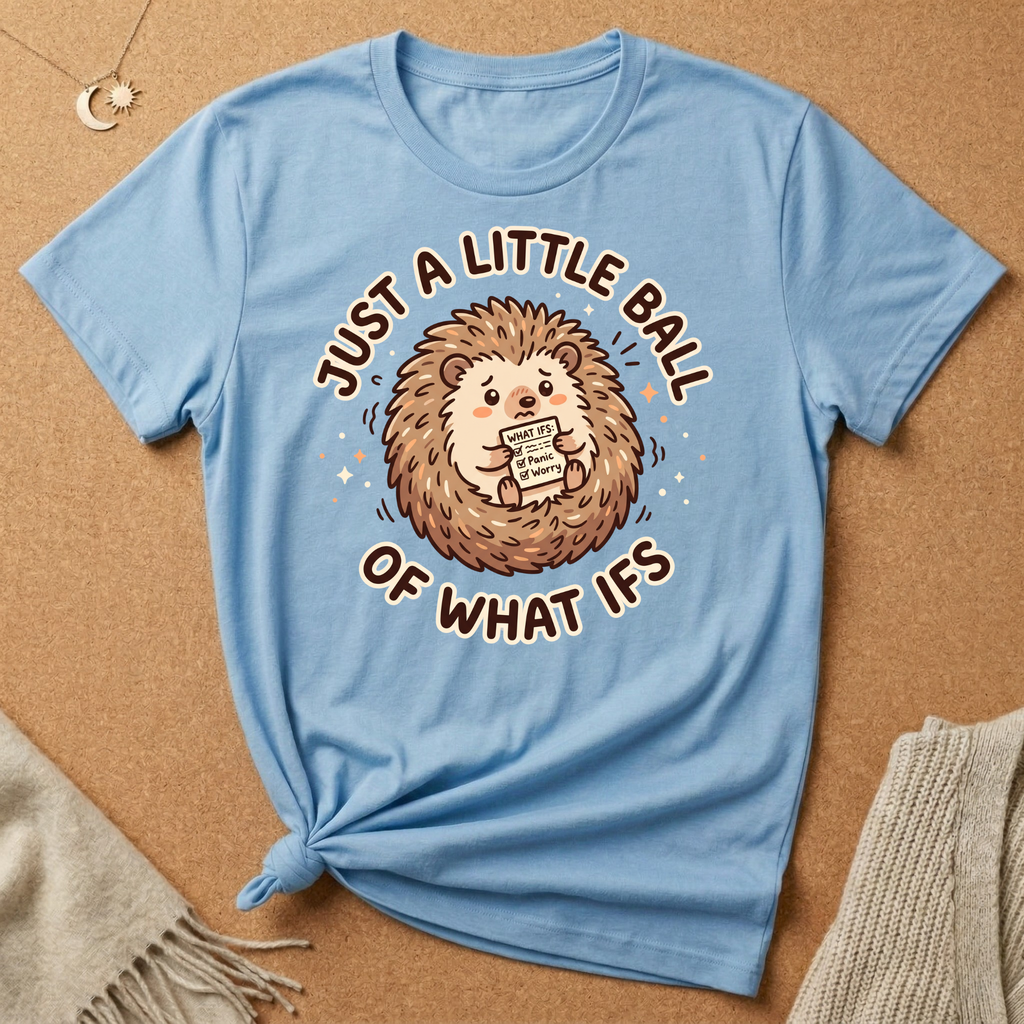 Just a Little Ball of What Ifs Hedgehog Tee