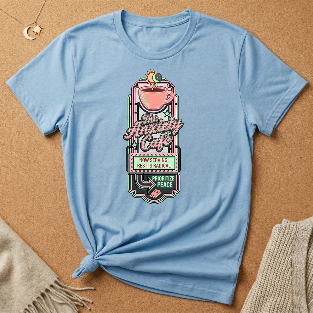Rest Is Radical Anxiety Cafe Tee