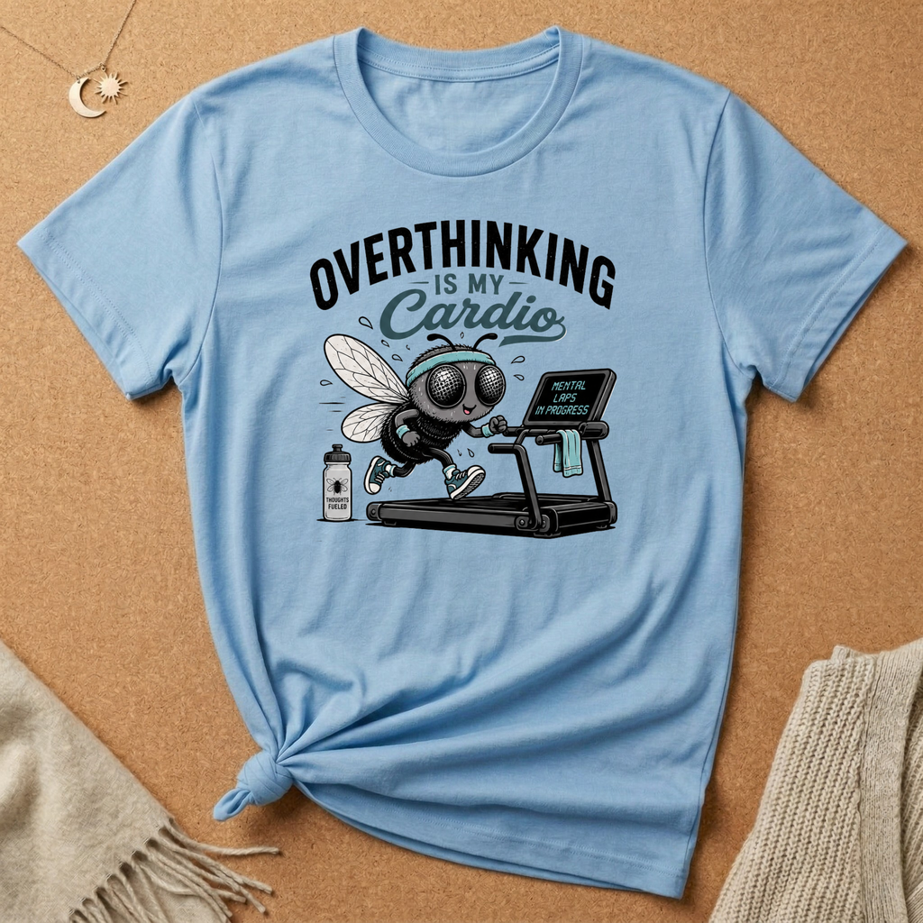 Overthinking Is My Cardio Fly Tee