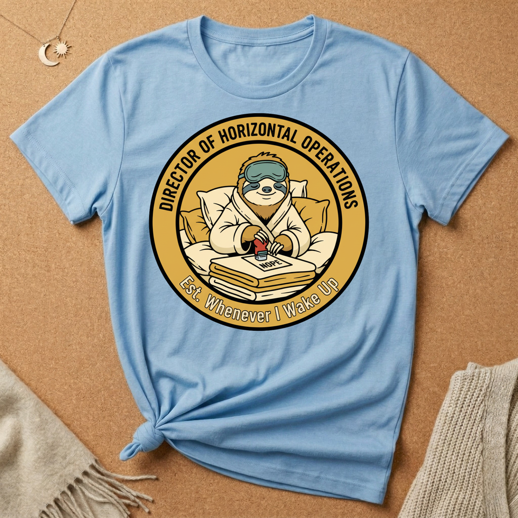Sloth Director of Horizontal Operations Tee