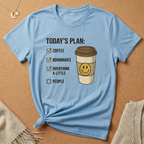 Today's Plan: Coffee Boundaries Overthink Tee