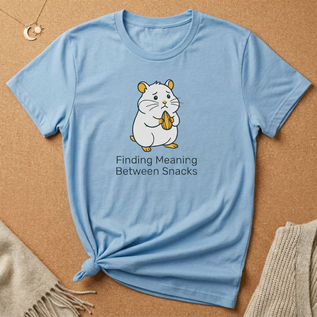 Chipmunk Finding Meaning Snacks Tee
