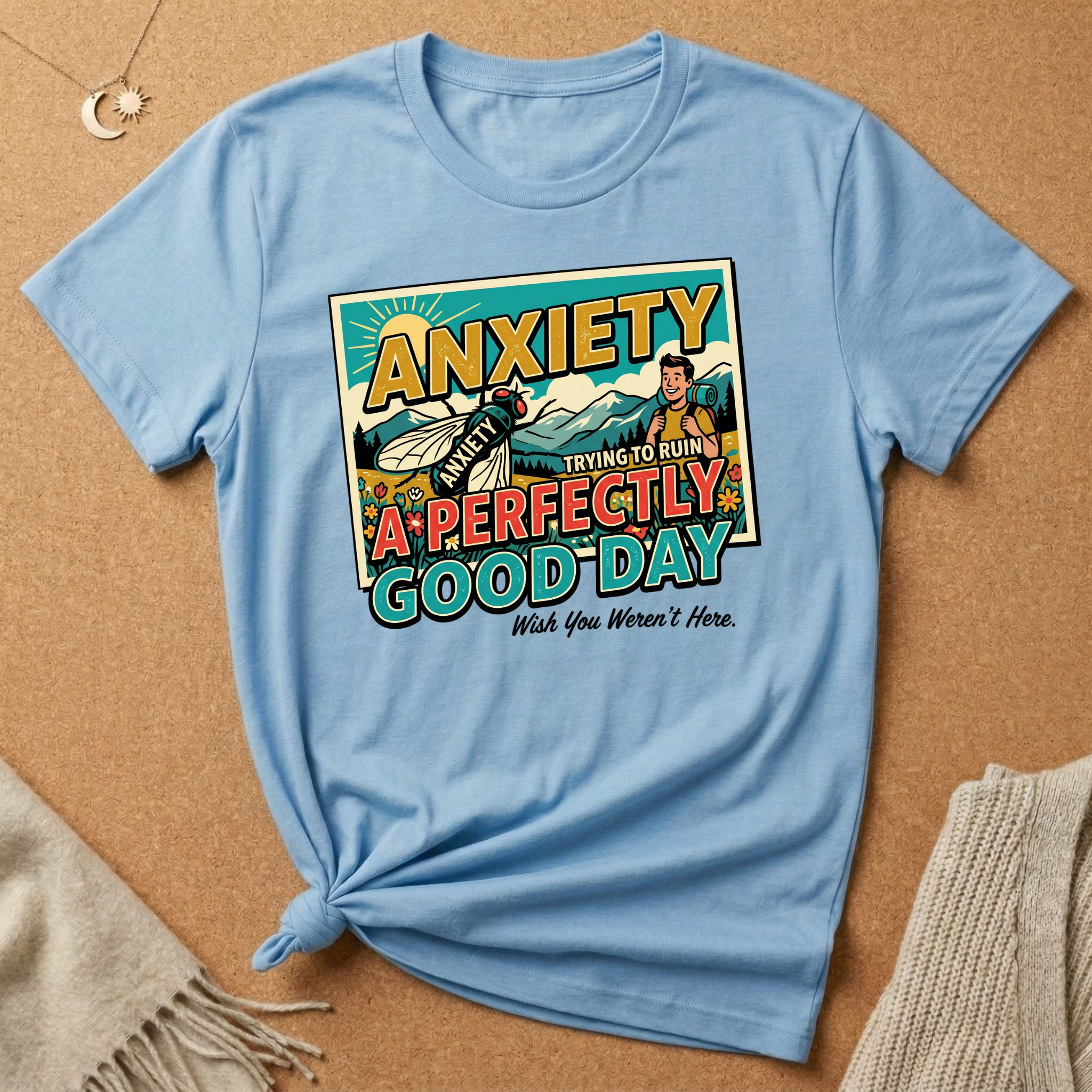 Anxiety Wish You Weren't Here Tee