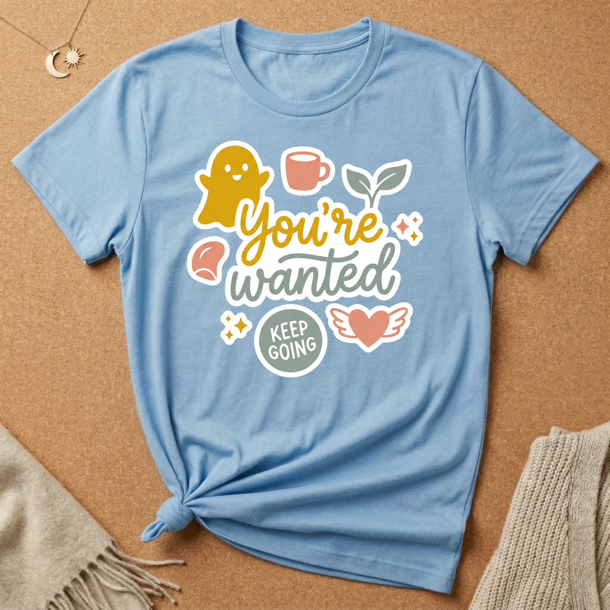 You're Wanted Sticker Enneagram Two Core Want Tee