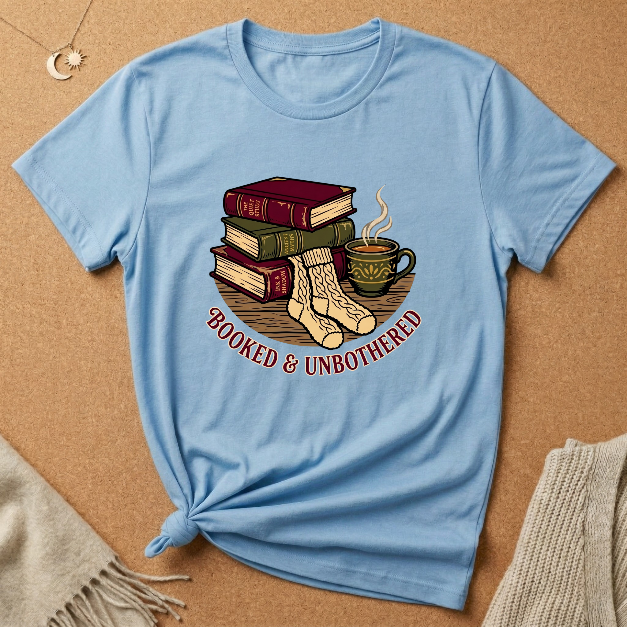 Booked and Unbothered Cozy Tee