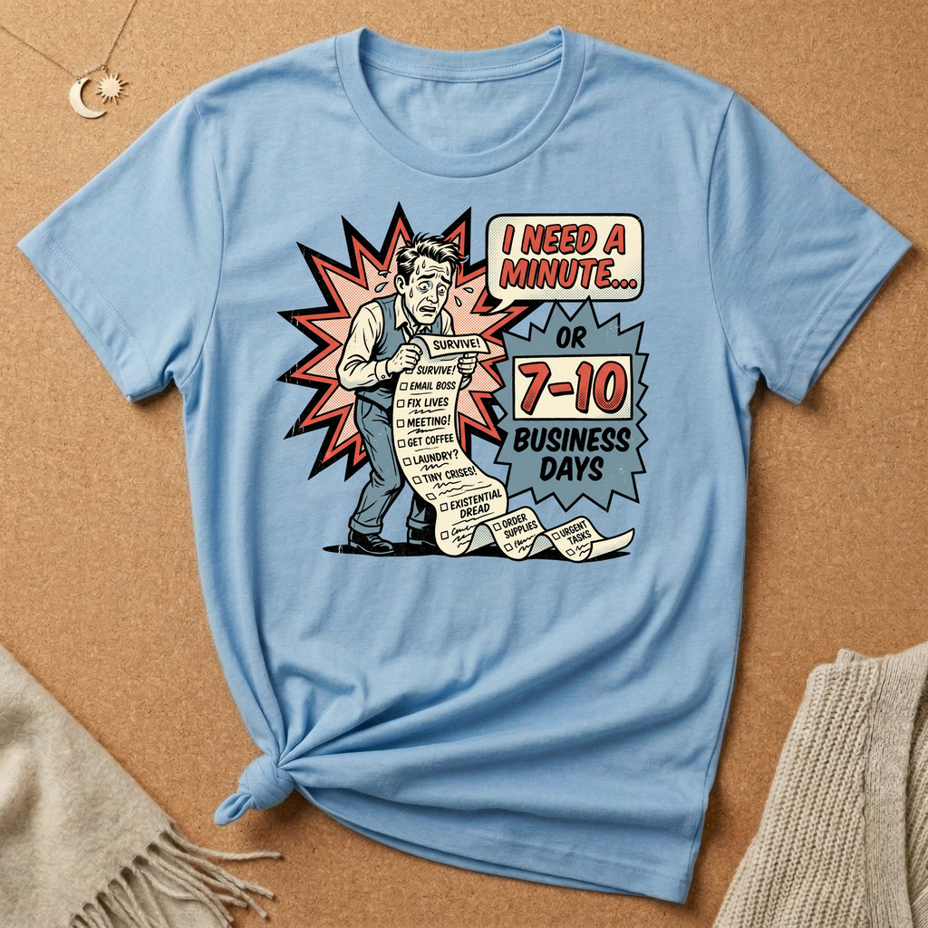 I Need a Minute Vintage Ad Tee