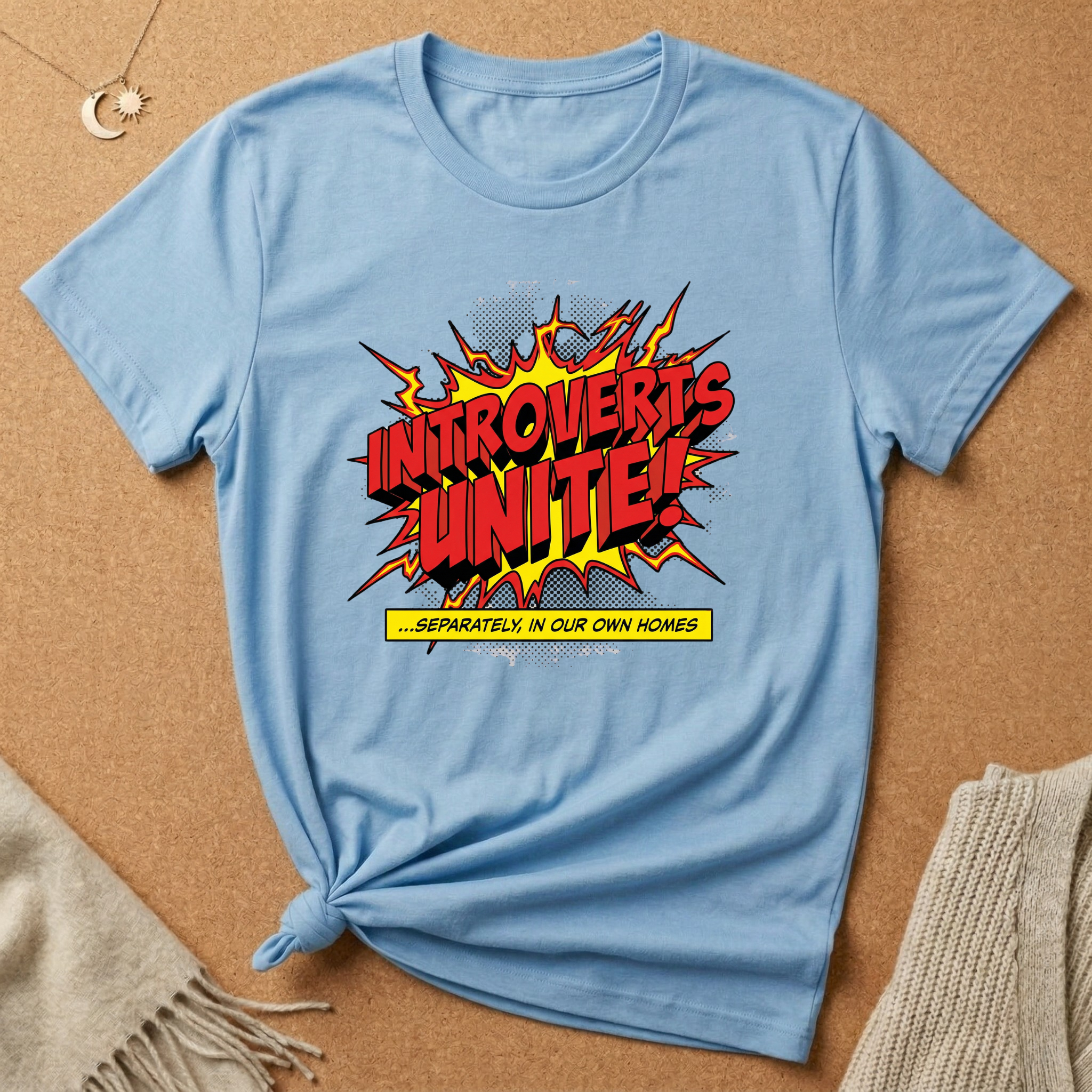 Introvert's Unite! Comic Tee