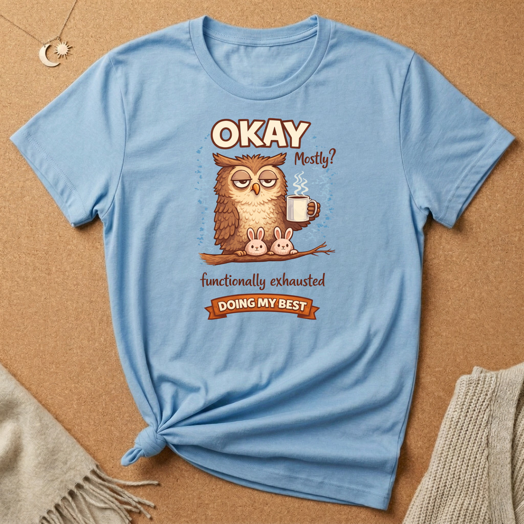 Okay Mostly Owl Tee