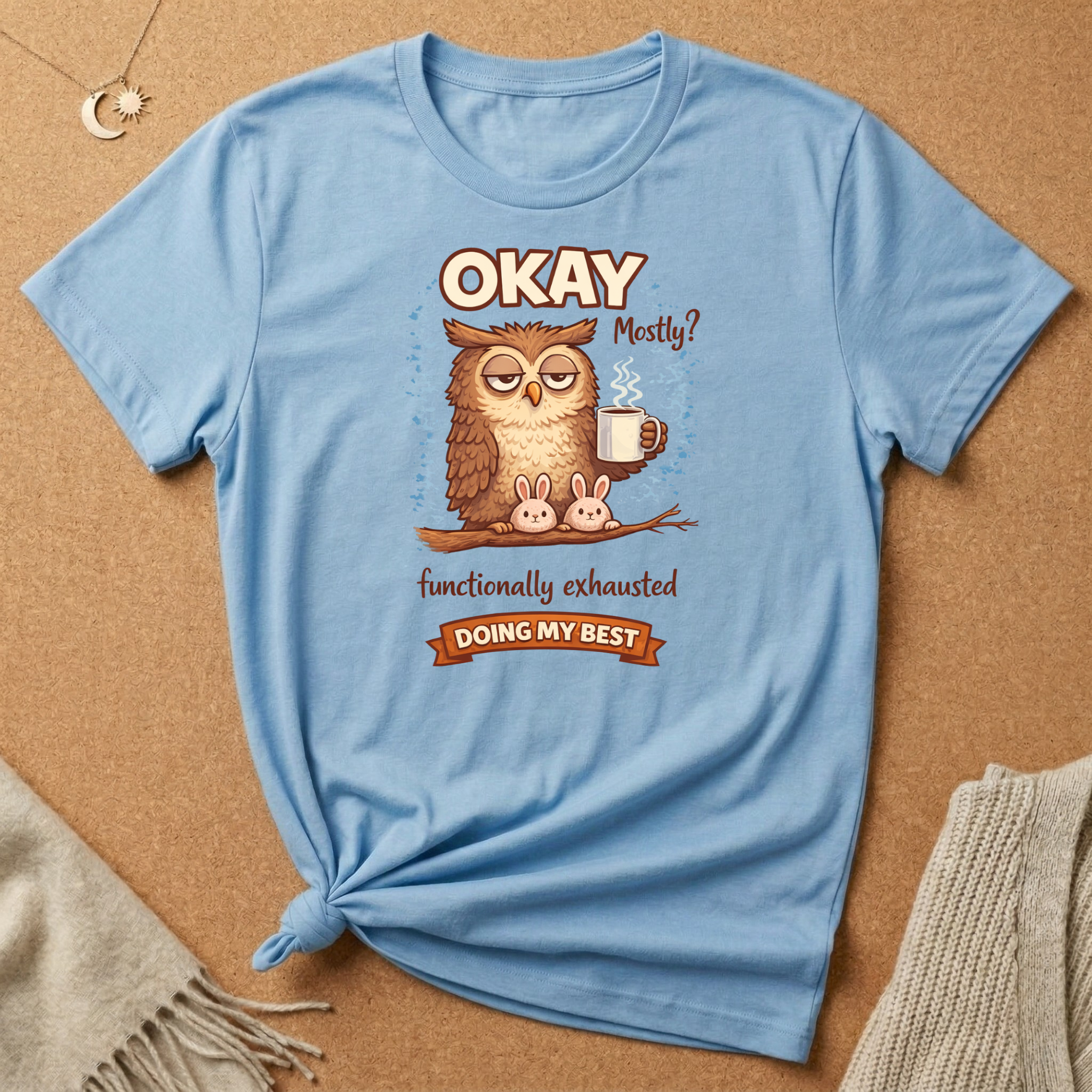 Okay Mostly Owl Tee