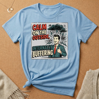 Calm on the Outside, Internally Buffering Vintage Ad Tee