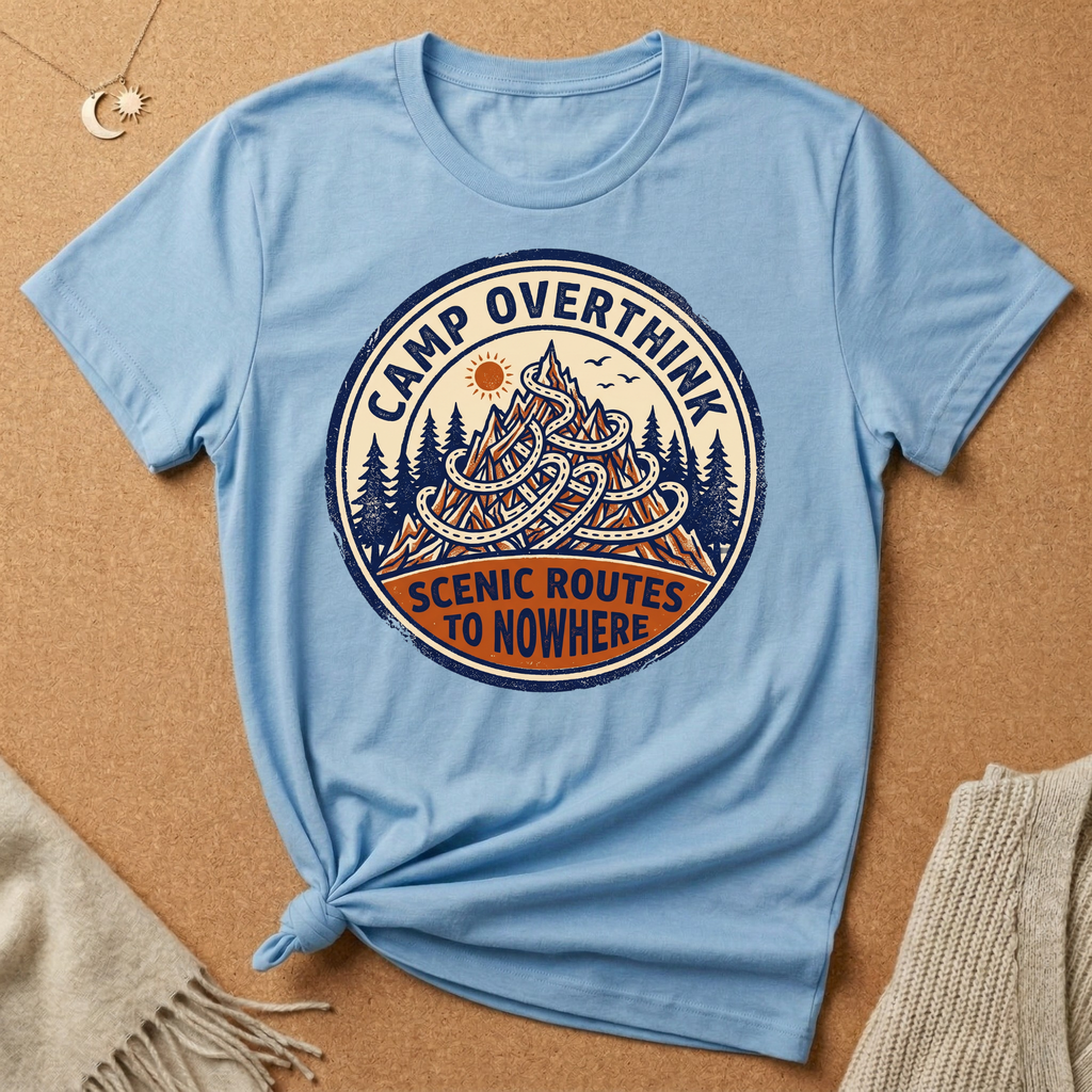 Camp Overthink Scenic Routes to Nowhere Tee