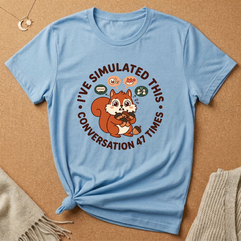 I've Simulated This Conversation 47 Times Squirrel Tee