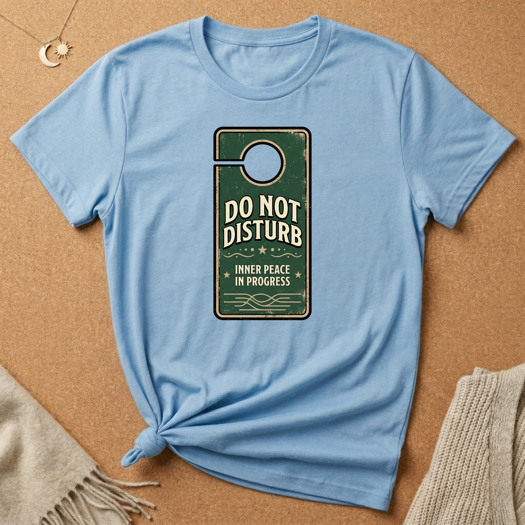Do Not Disturb Inner Peace in Progress Tee