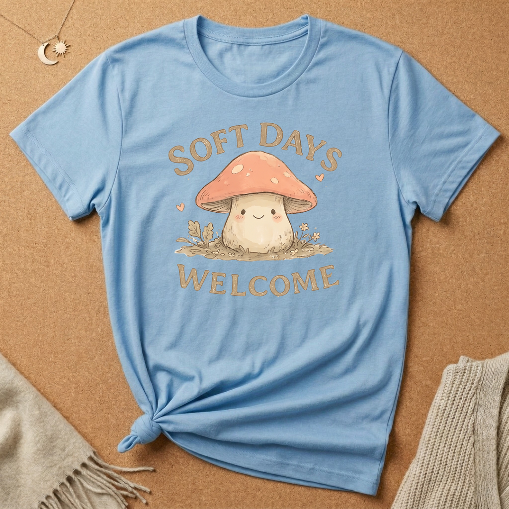 Soft Days Mushroom Tee