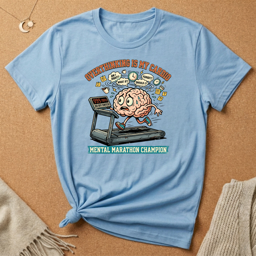 Mental Marathon Champion on Treadmill Tee