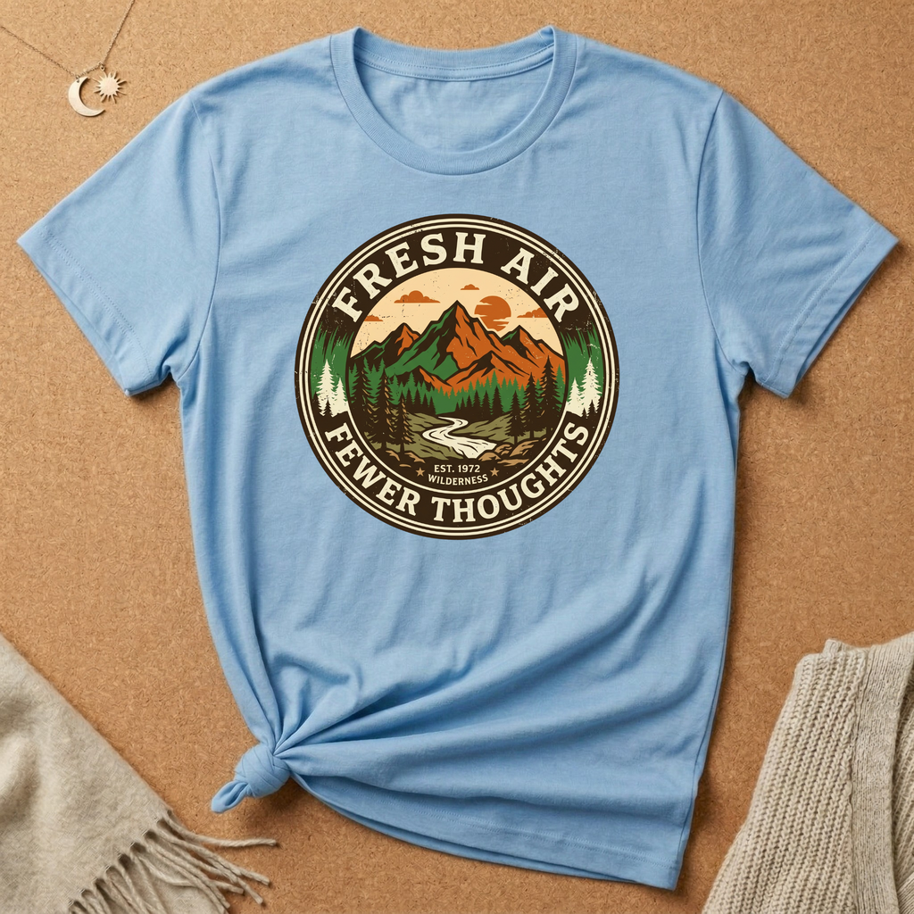 Fresh Air, Fewer Thoughts Tee