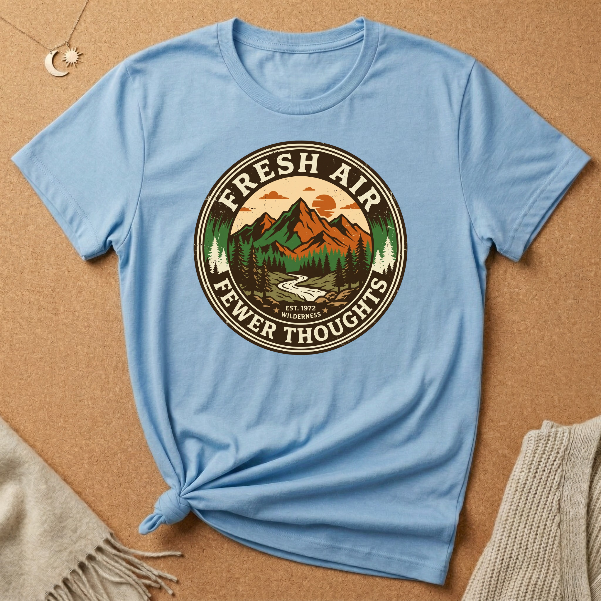Fresh Air, Fewer Thoughts Tee