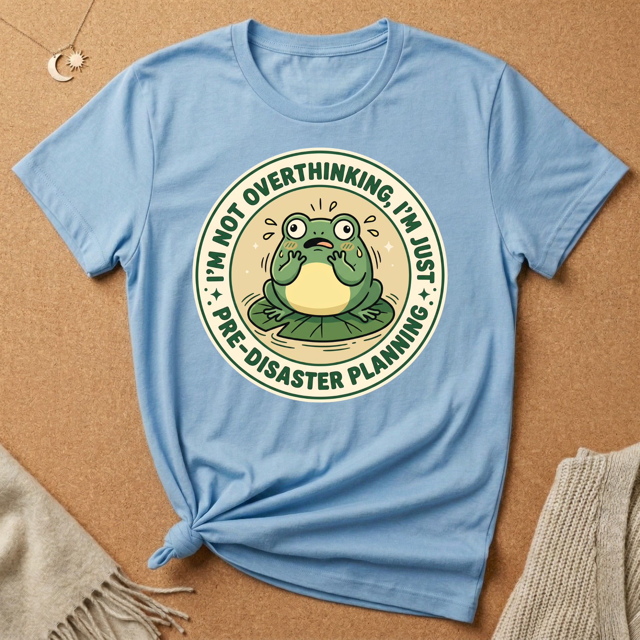 Not Overthinking Frog Tee