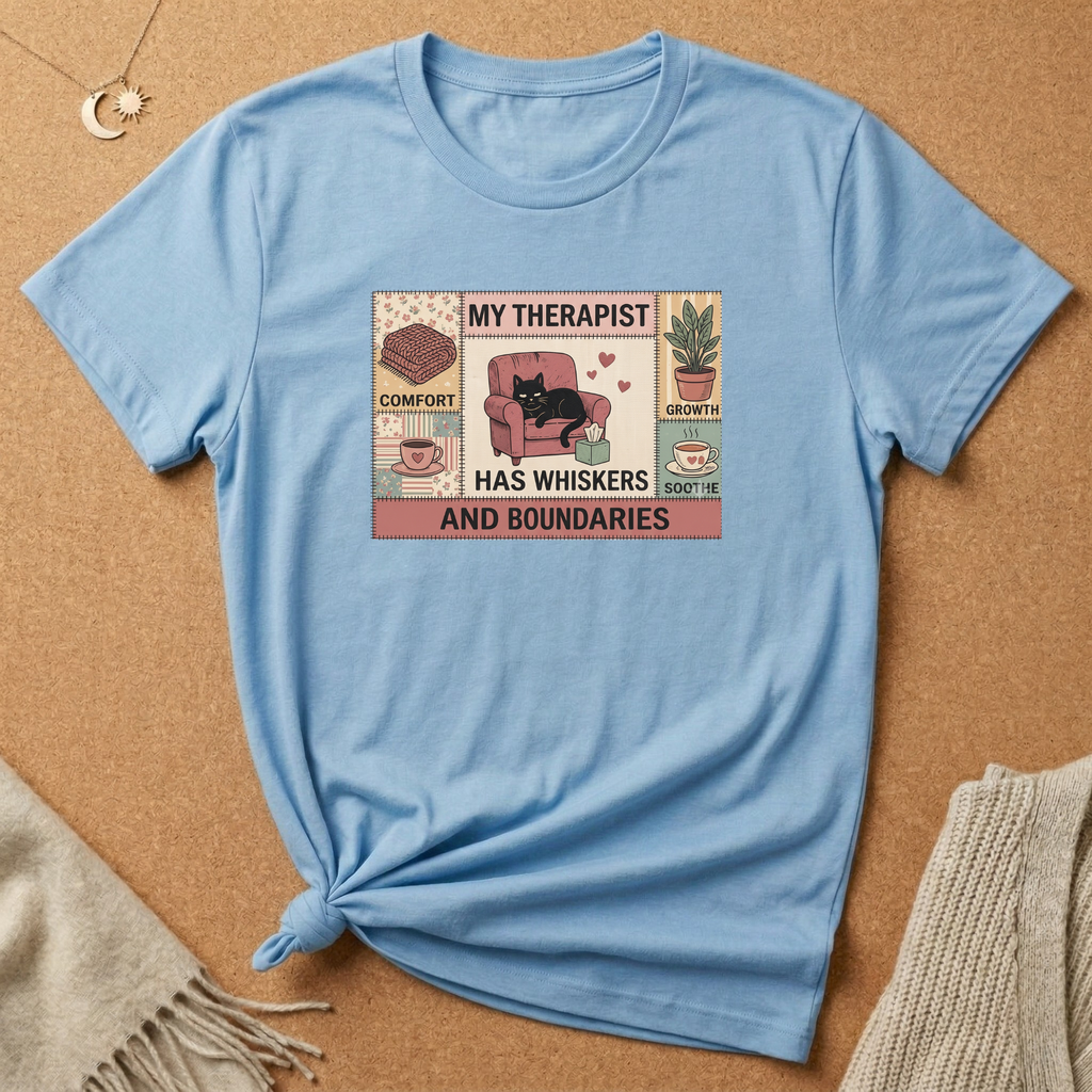 Cat Therapist Comfort Tee