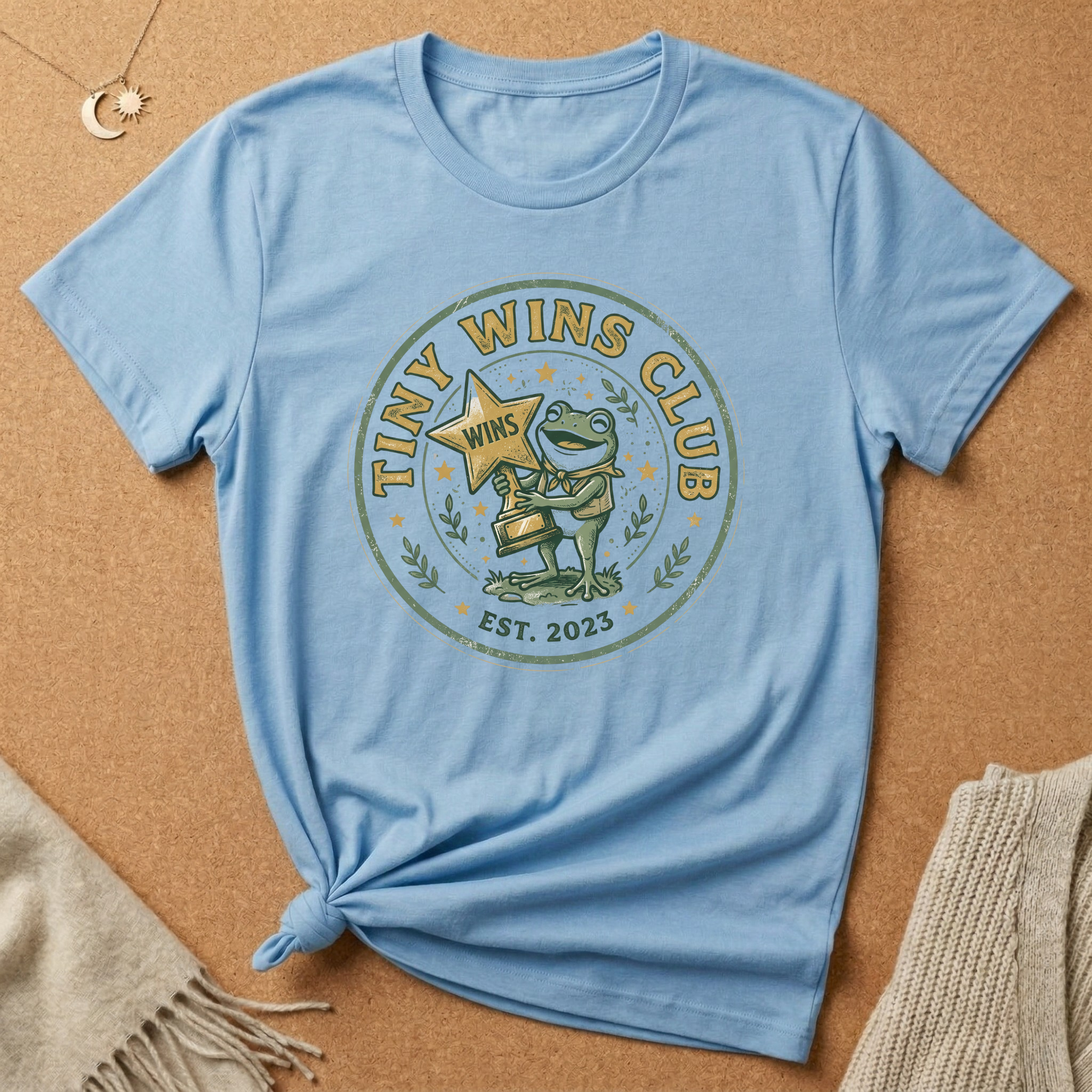 Tiny Wins Club Frog Tee