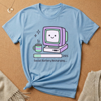 Social Battery Recharging Computer Tee