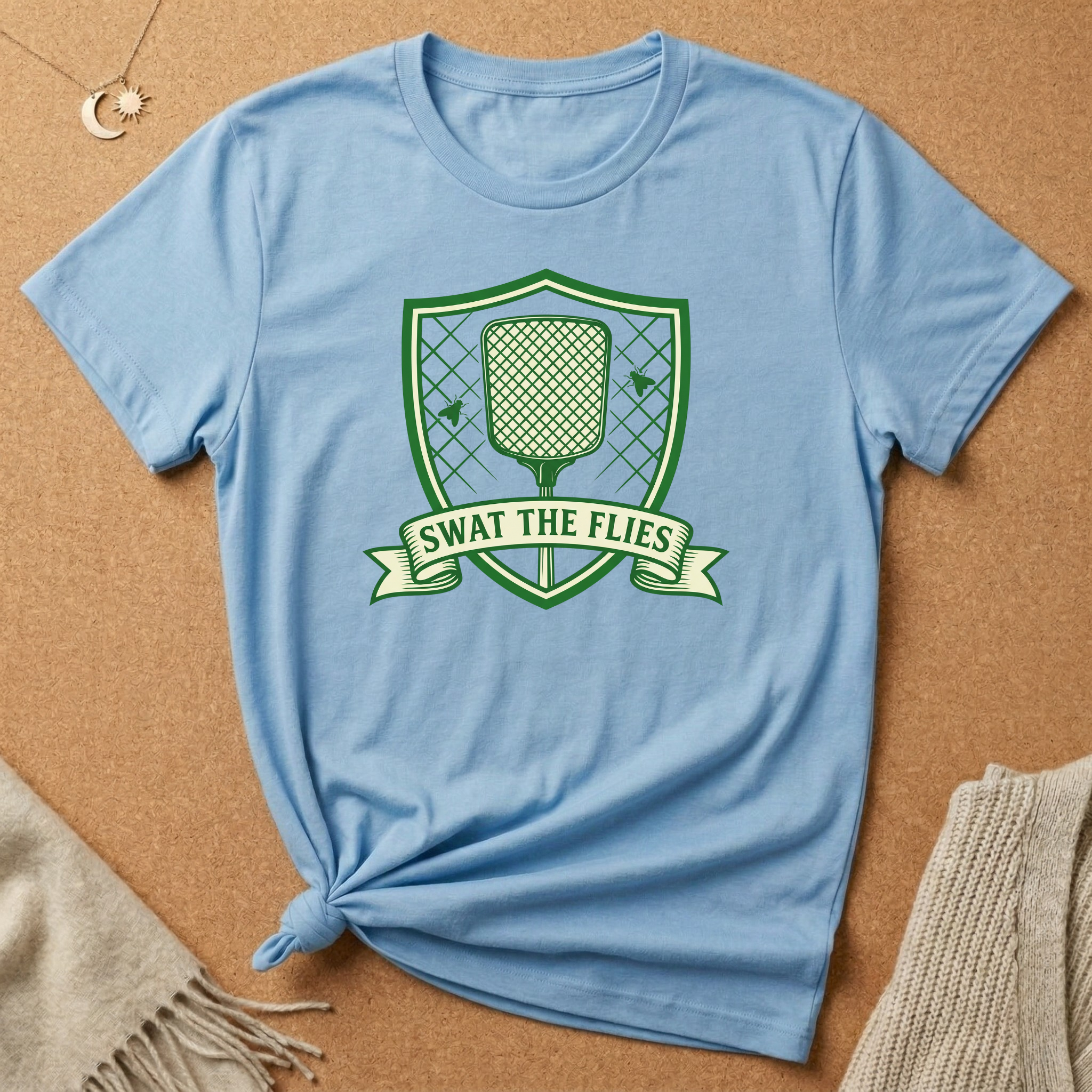 Swat the Flies Badge Tee