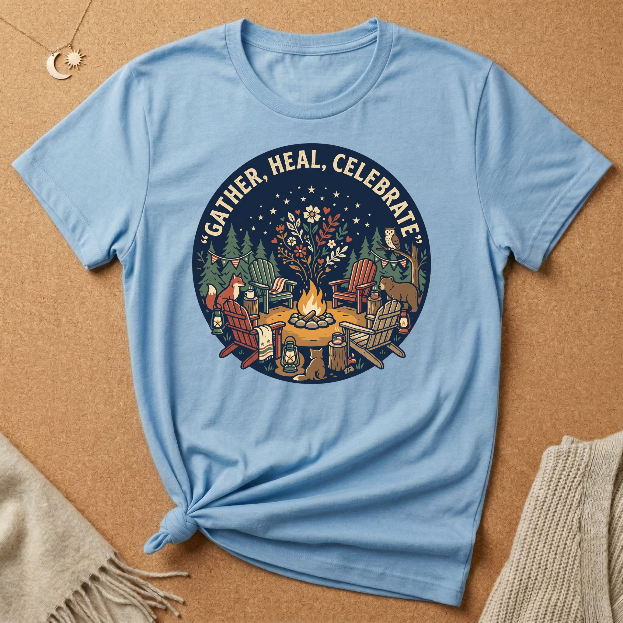Gather, Heal, Celebrate Tee