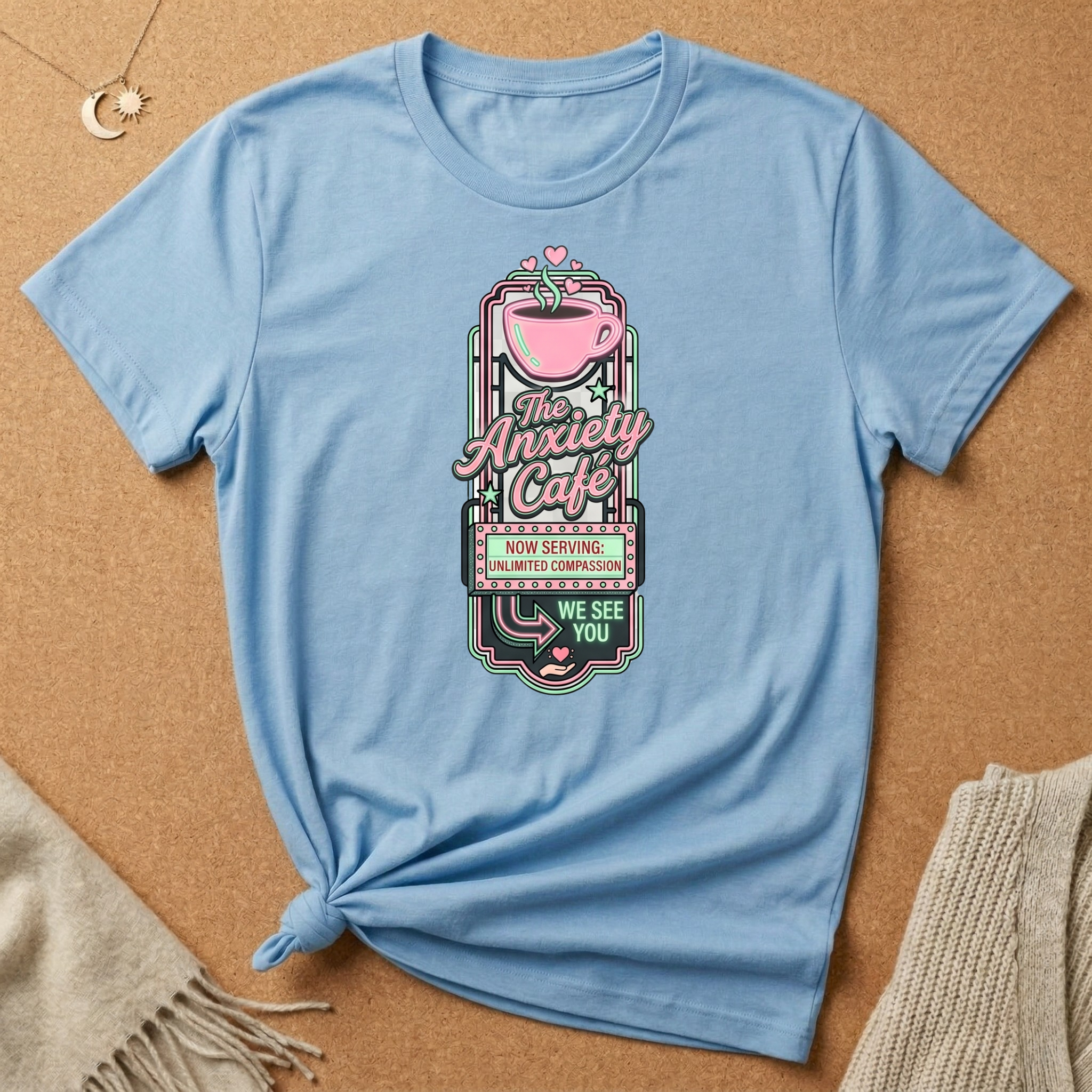 Compassion Anxiety Cafe Tee