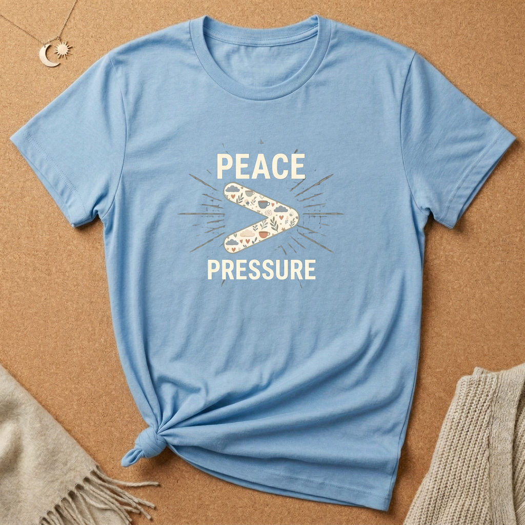Peace > Pressure Pattern Tee