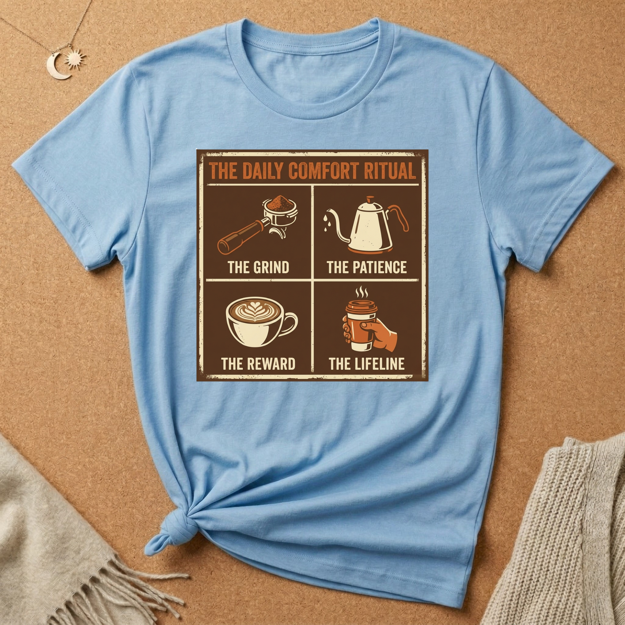 Daily Coffee Comfort Ritual Tee