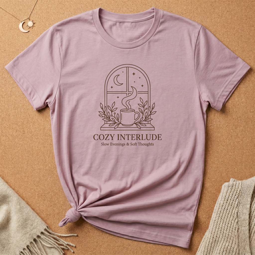 Cozy Interlude Slow Evenings Tee