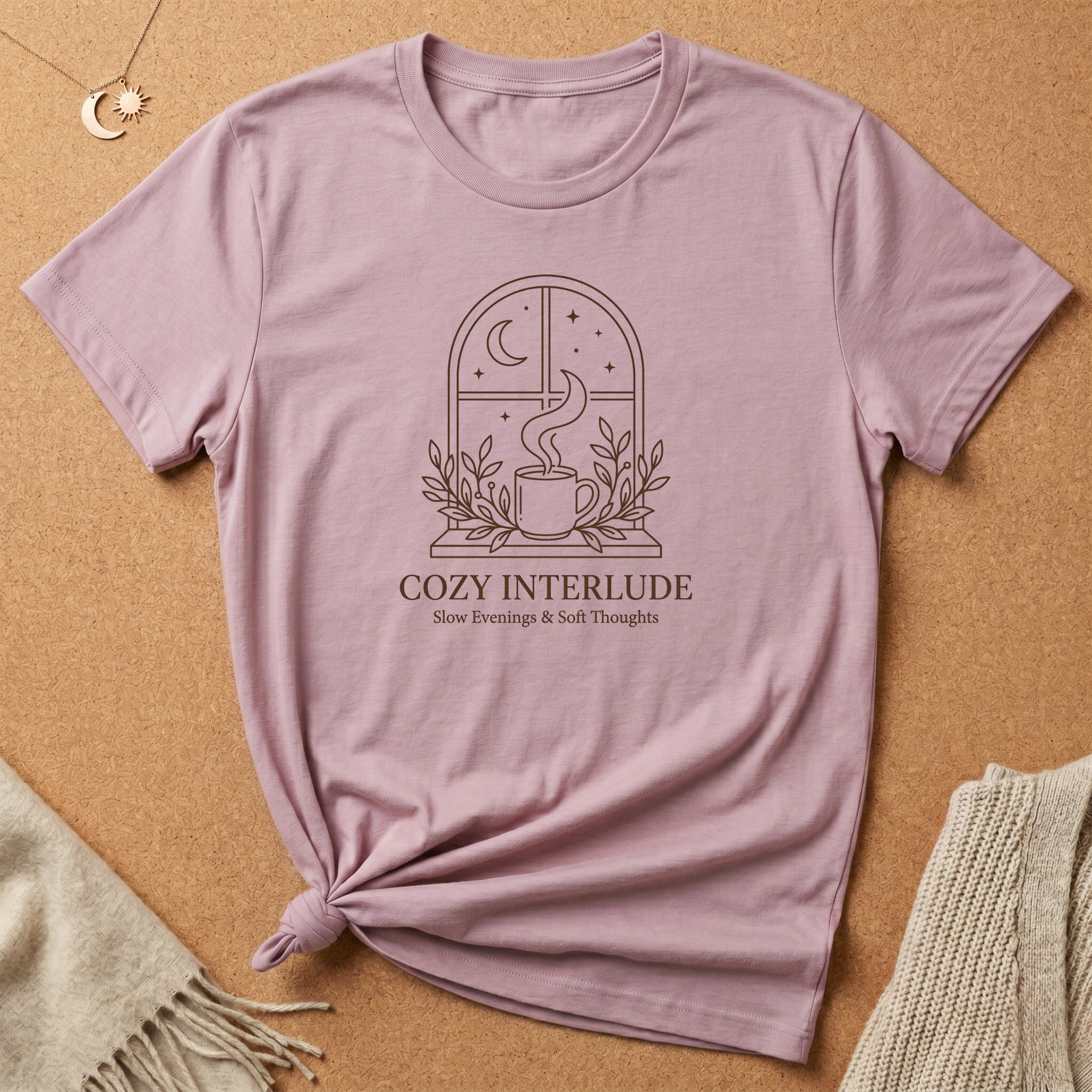 Cozy Interlude Slow Evenings Tee