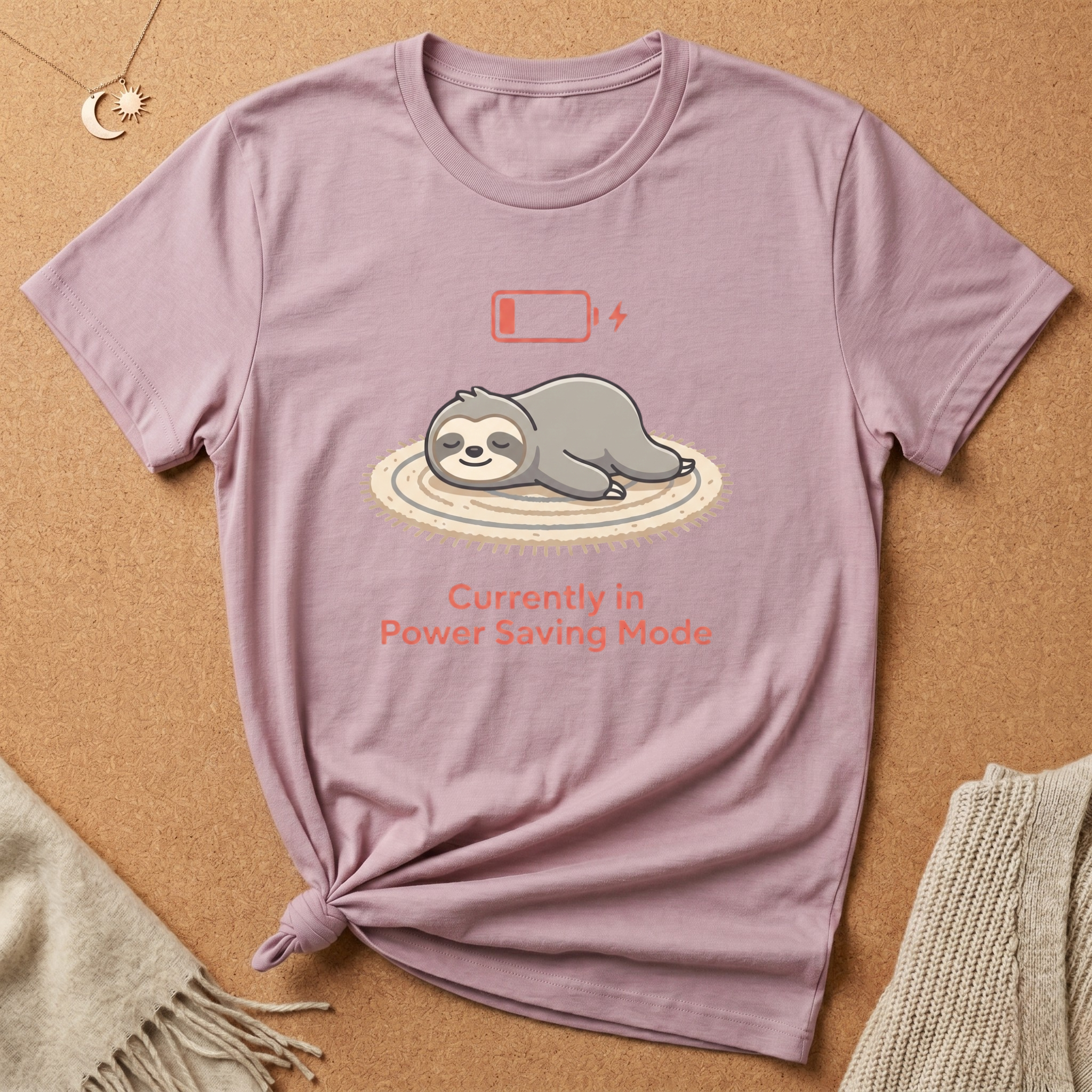 Sloth Power Saving Mode Tee