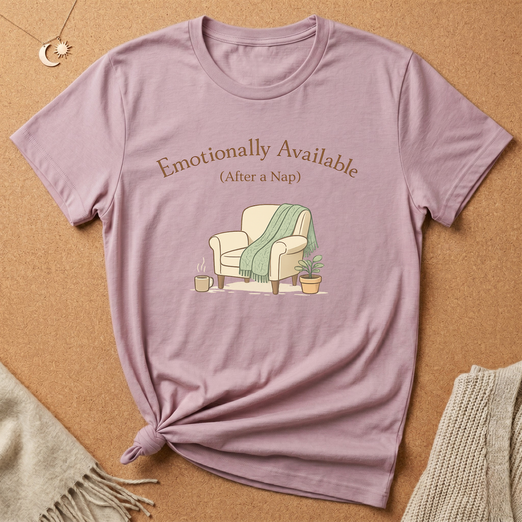 Emotionally Available (After a Nap) Comfort Tee