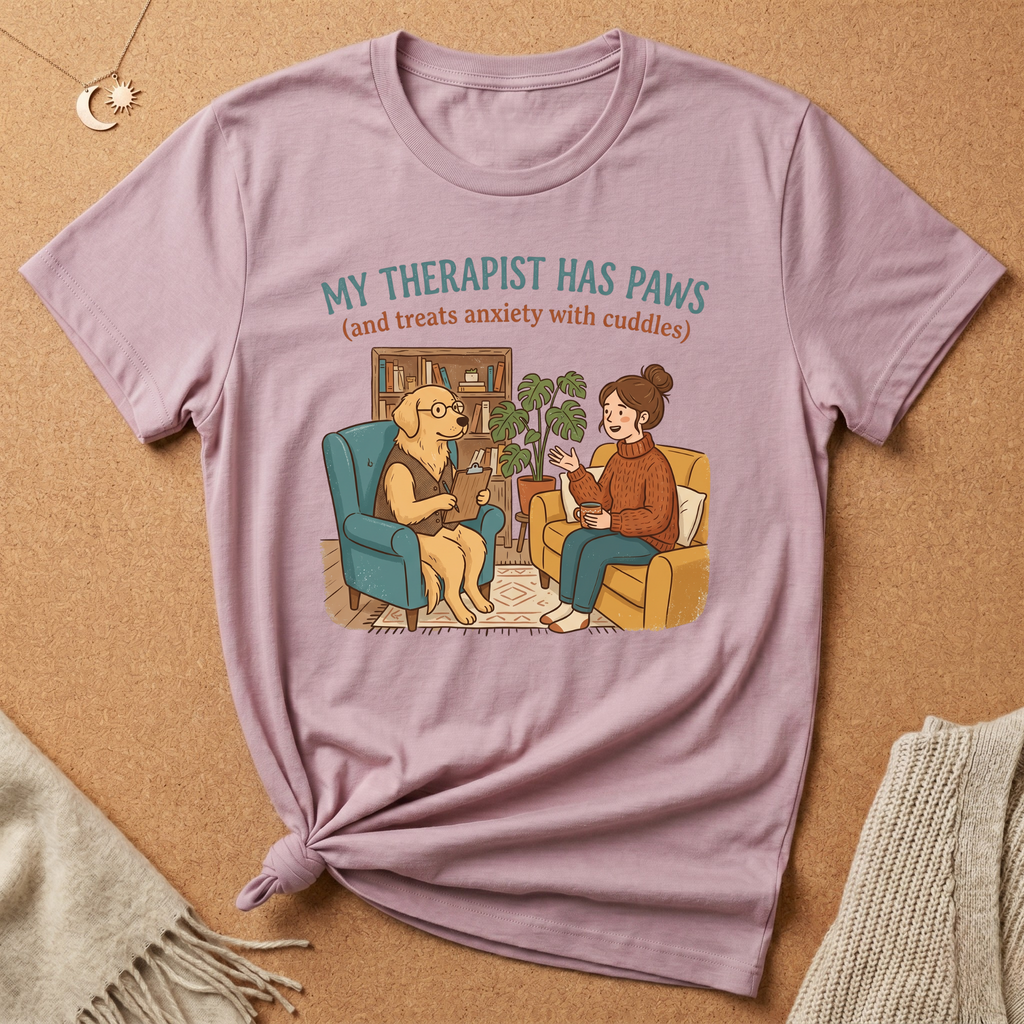 My Therapist Has Paws Tee